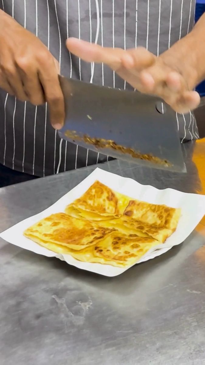 Roti canai préparation